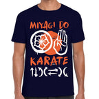 Playera Señor Miyagi Direcciones Karate Kit Algodón Premium #0003265