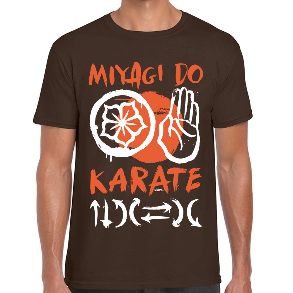 Playera Señor Miyagi Direcciones Karate Kit Algodón Premium #0003265