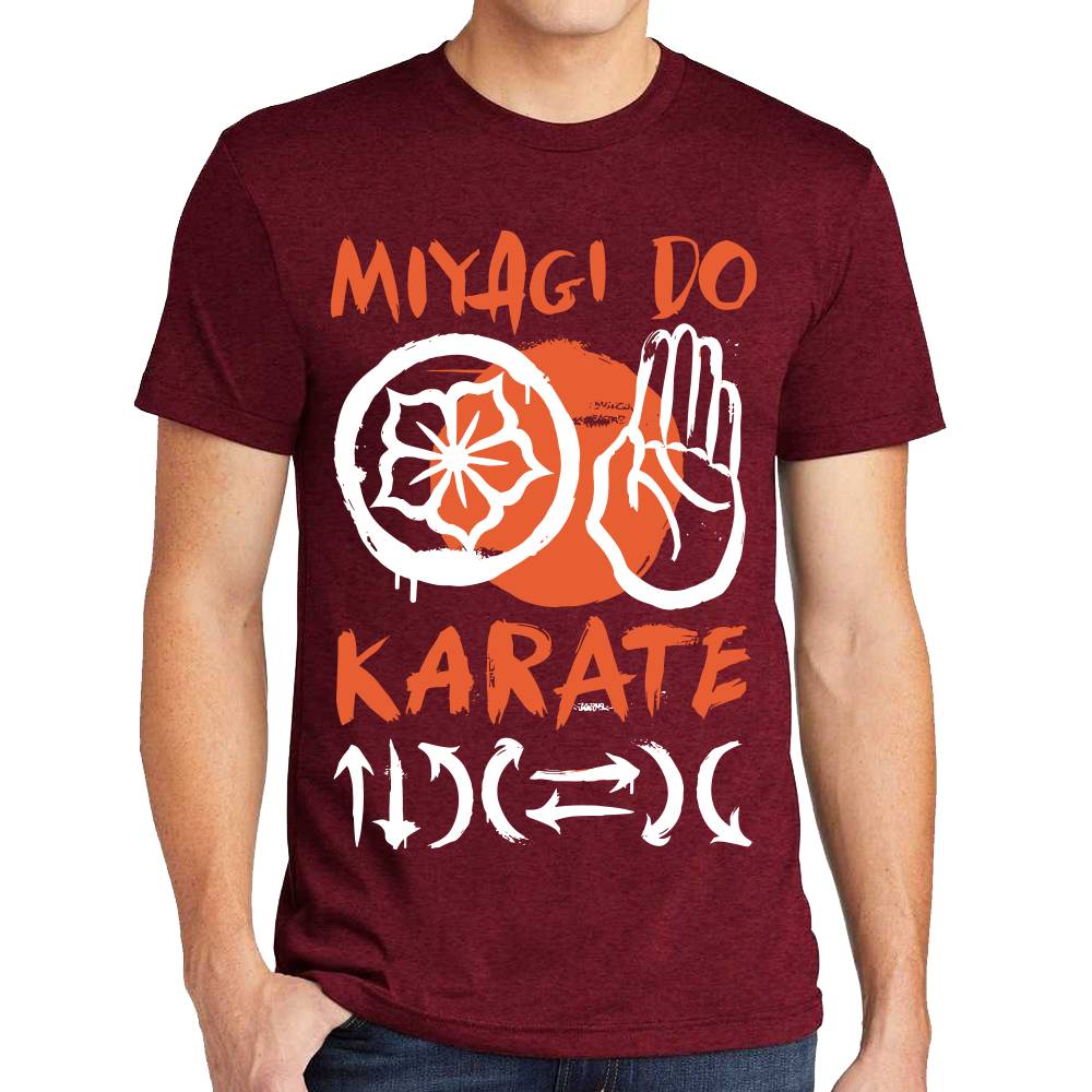 Playera Señor Miyagi Direcciones Karate Kit Algodón Premium #0003265