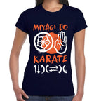 Playera Señor Miyagi Direcciones Karate Kit Algodón Premium #0003265