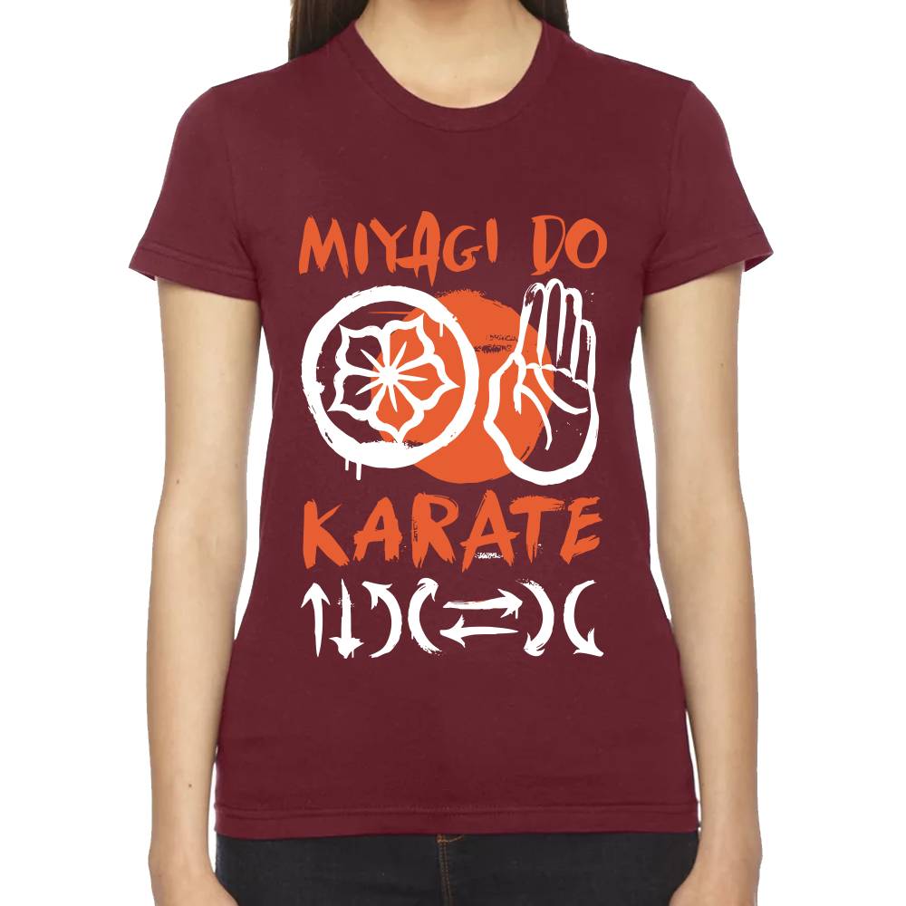 Playera Señor Miyagi Direcciones Karate Kit Algodón Premium #0003265