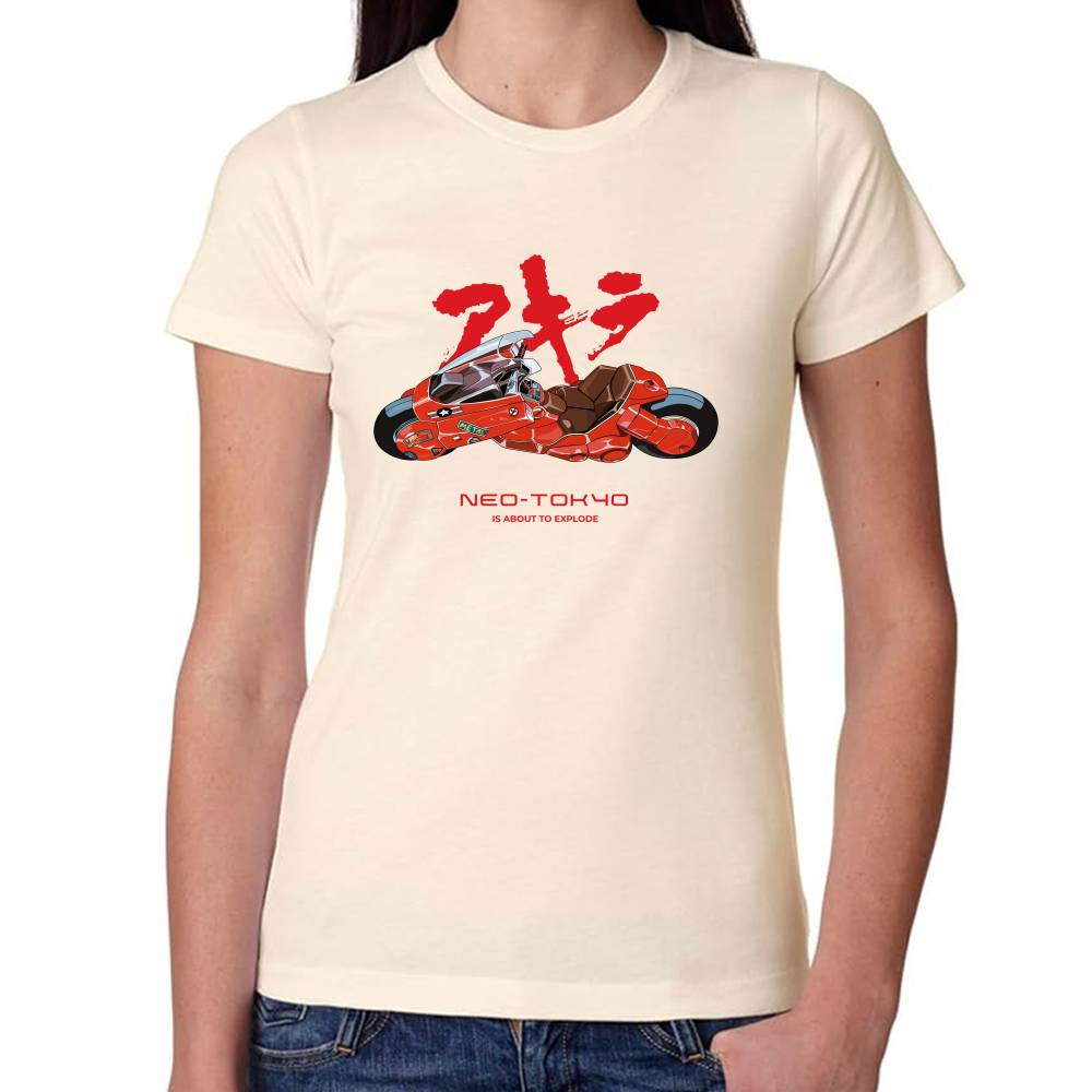 Playera Shotaro Kaneda Motocicleta Akira Algodón Premium #0003266