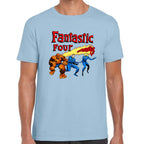 Playera 4 Fantasticos All Together Marvel Algodón Premium #0003268