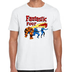 Playera 4 Fantasticos All Together Marvel Algodón Premium #0003268