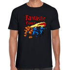 Playera 4 Fantasticos All Together Marvel Algodón Premium #0003268