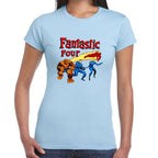 Playera 4 Fantasticos All Together Marvel Algodón Premium #0003268