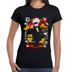 Playera Satoru Gojo Posando Jujutsu Kaisen Algodón Premium #0003271