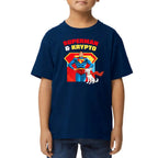 Playera de Niño Superman & Krypto Modelos DC Algodón Premium #0003272
