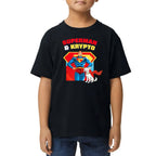 Playera de Niño Superman & Krypto Modelos DC Algodón Premium #0003272