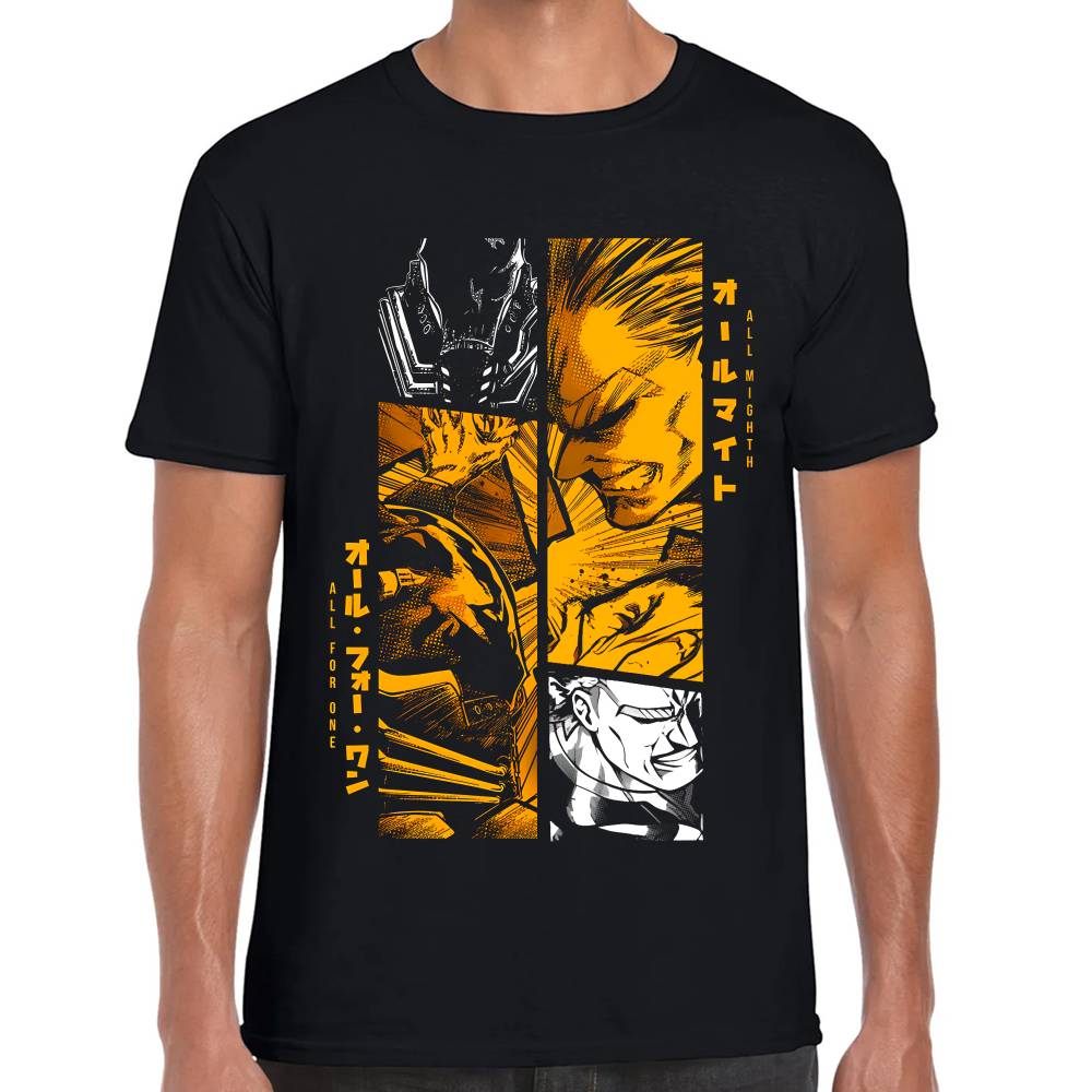 Playera All Might All for One My Hero Academy Algodón Premium #0003274 Imagen principal del producto