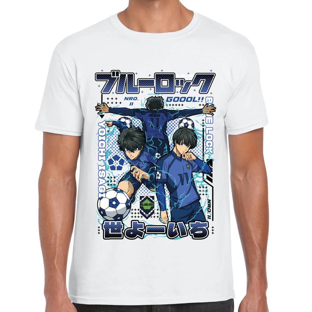 Playera Yoichi Isagi Futbol Blue Lock Algodón Premium #0003277