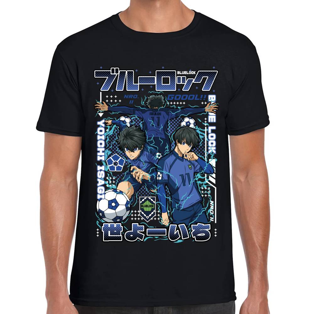 Playera Yoichi Isagi Futbol Blue Lock Algodón Premium #0003277
