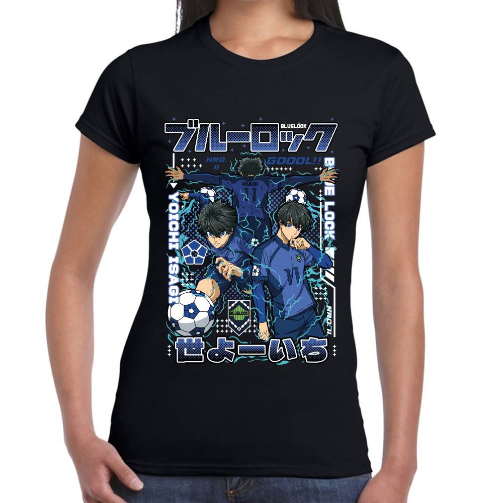 Playera Yoichi Isagi Futbol Blue Lock Algodón Premium #0003277