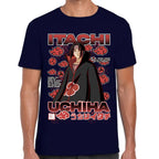 Playera Itachi Uchiha Nubes Akatsuki Naruto Algodón Premium #0003278