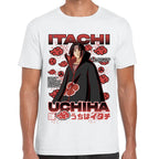 Playera Itachi Uchiha Nubes Akatsuki Naruto Algodón Premium #0003278