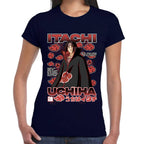 Playera Itachi Uchiha Nubes Akatsuki Naruto Algodón Premium #0003278