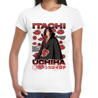 Playera Itachi Uchiha Nubes Akatsuki Naruto Algodón Premium #0003278