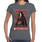 Playera Itachi Uchiha Nubes Akatsuki Naruto Algodón Premium #0003278