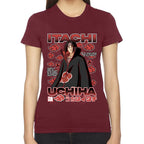 Playera Itachi Uchiha Nubes Akatsuki Naruto Algodón Premium #0003278
