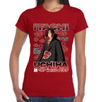 Playera Itachi Uchiha Nubes Akatsuki Naruto Algodón Premium #0003278