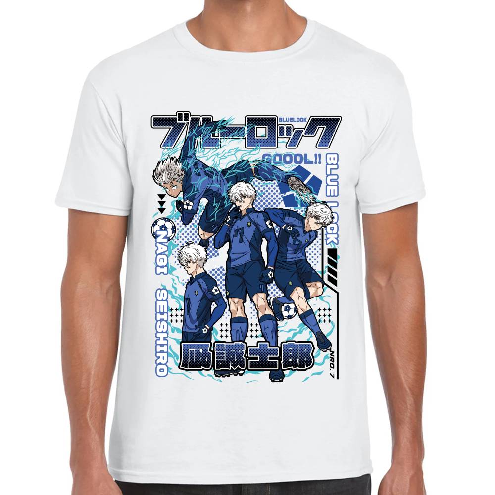 Playera Nagi Seishiro Blue Lock Algodón Premium #0003280