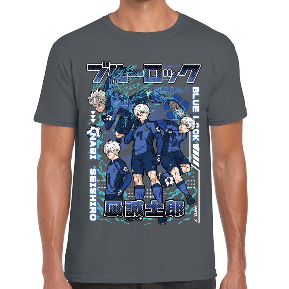 Playera Nagi Seishiro Blue Lock Algodón Premium #0003280