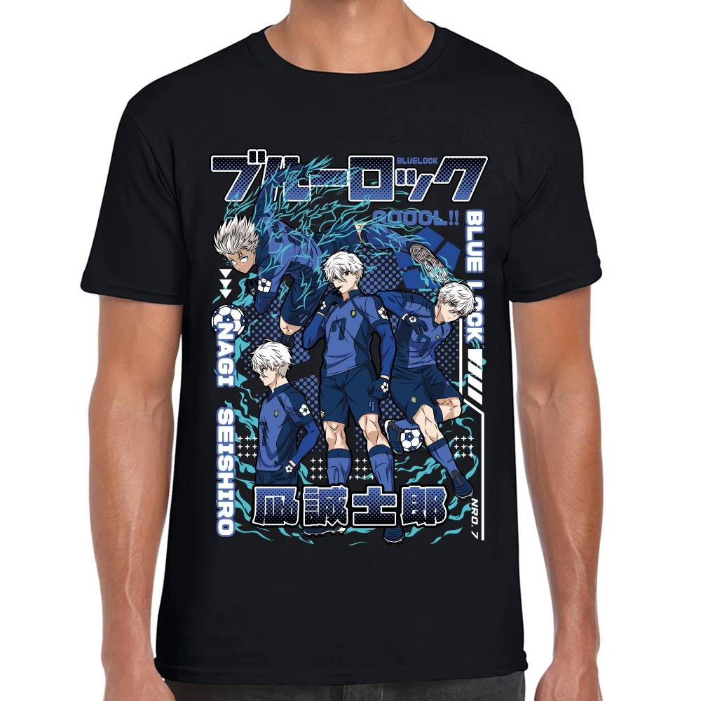 Playera Nagi Seishiro Blue Lock Algodón Premium #0003280 Imagen principal del producto