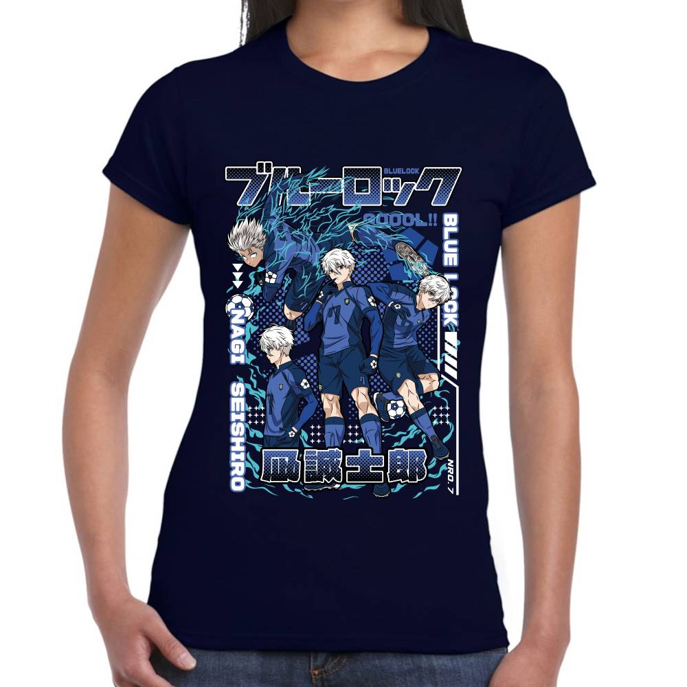 Playera Nagi Seishiro Blue Lock Algodón Premium #0003280