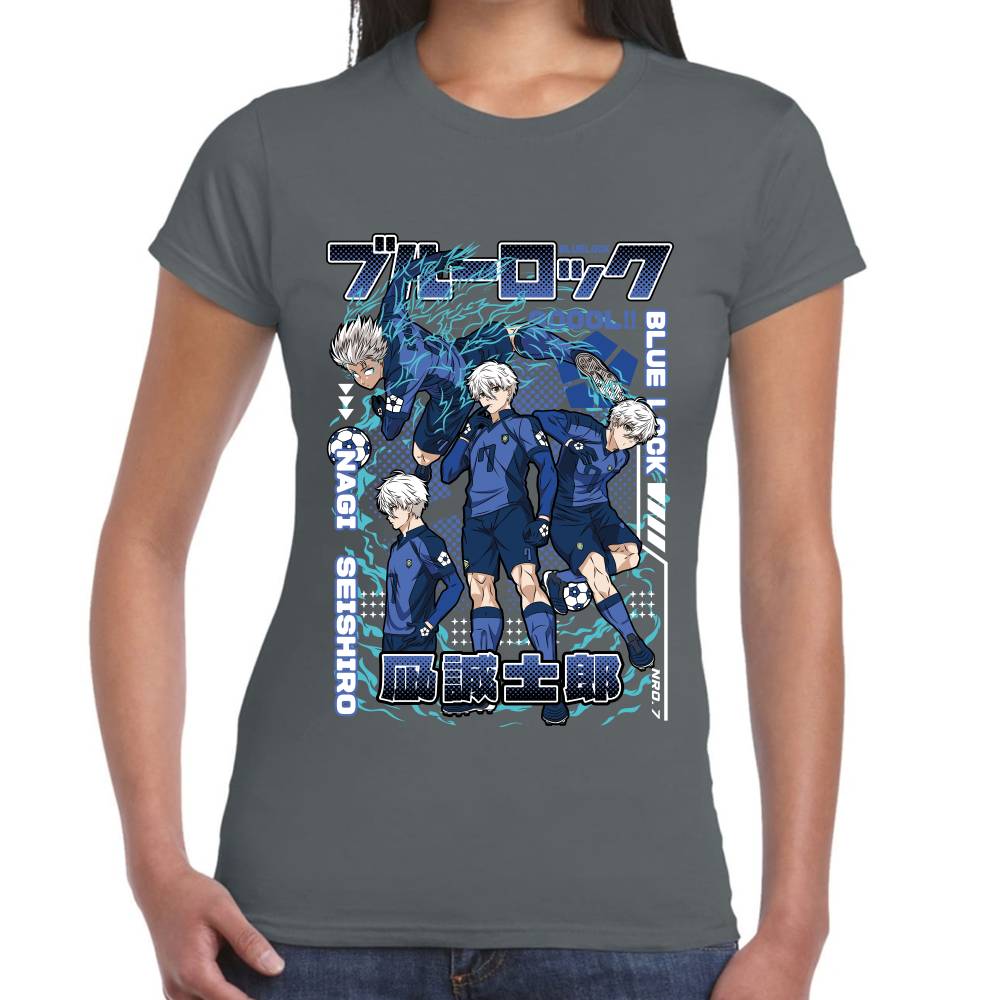 Playera Nagi Seishiro Blue Lock Algodón Premium #0003280