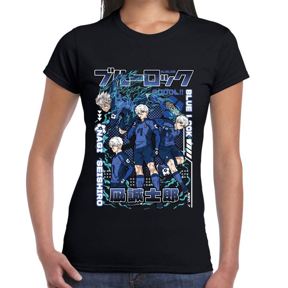 Playera Nagi Seishiro Blue Lock Algodón Premium #0003280