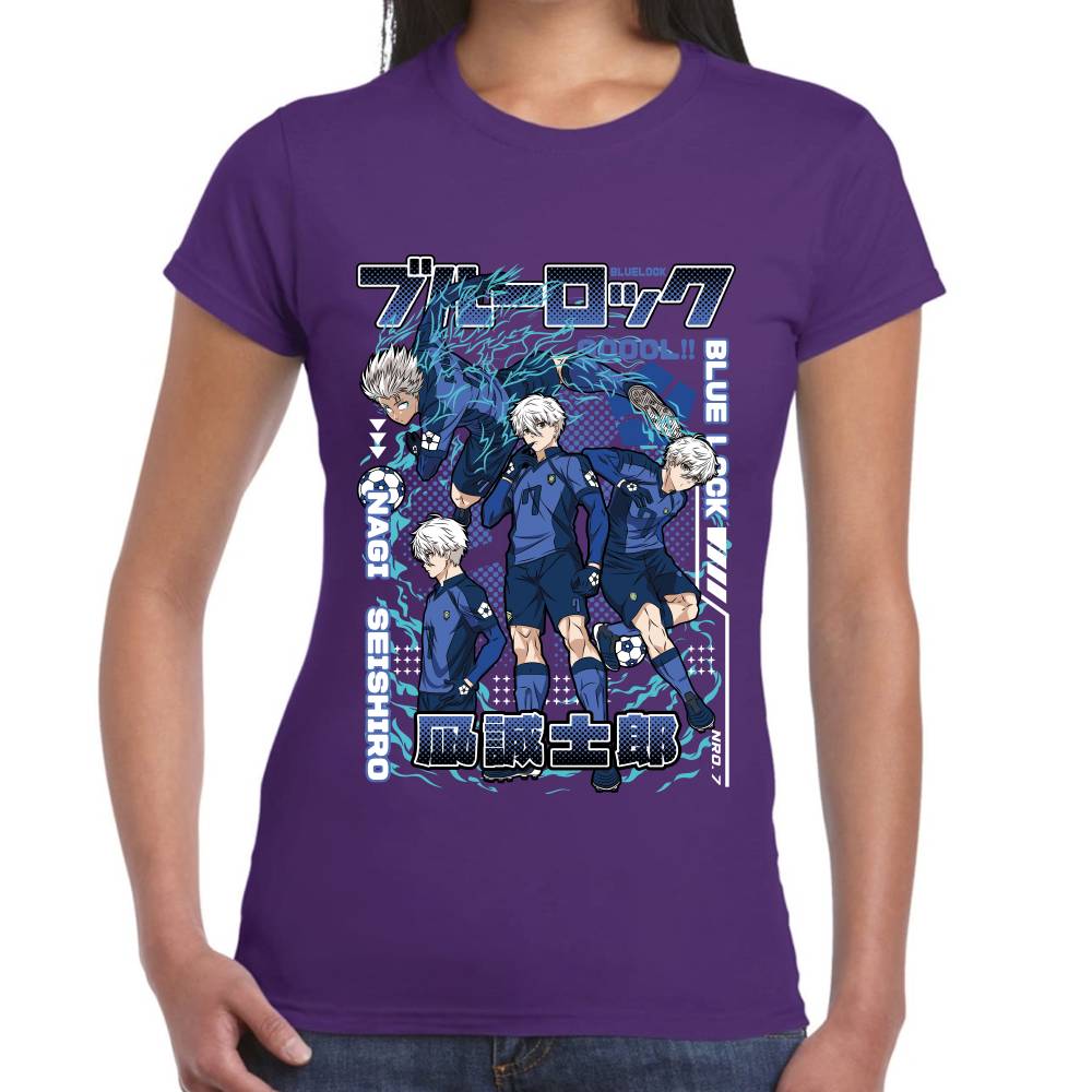 Playera Nagi Seishiro Blue Lock Algodón Premium #0003280