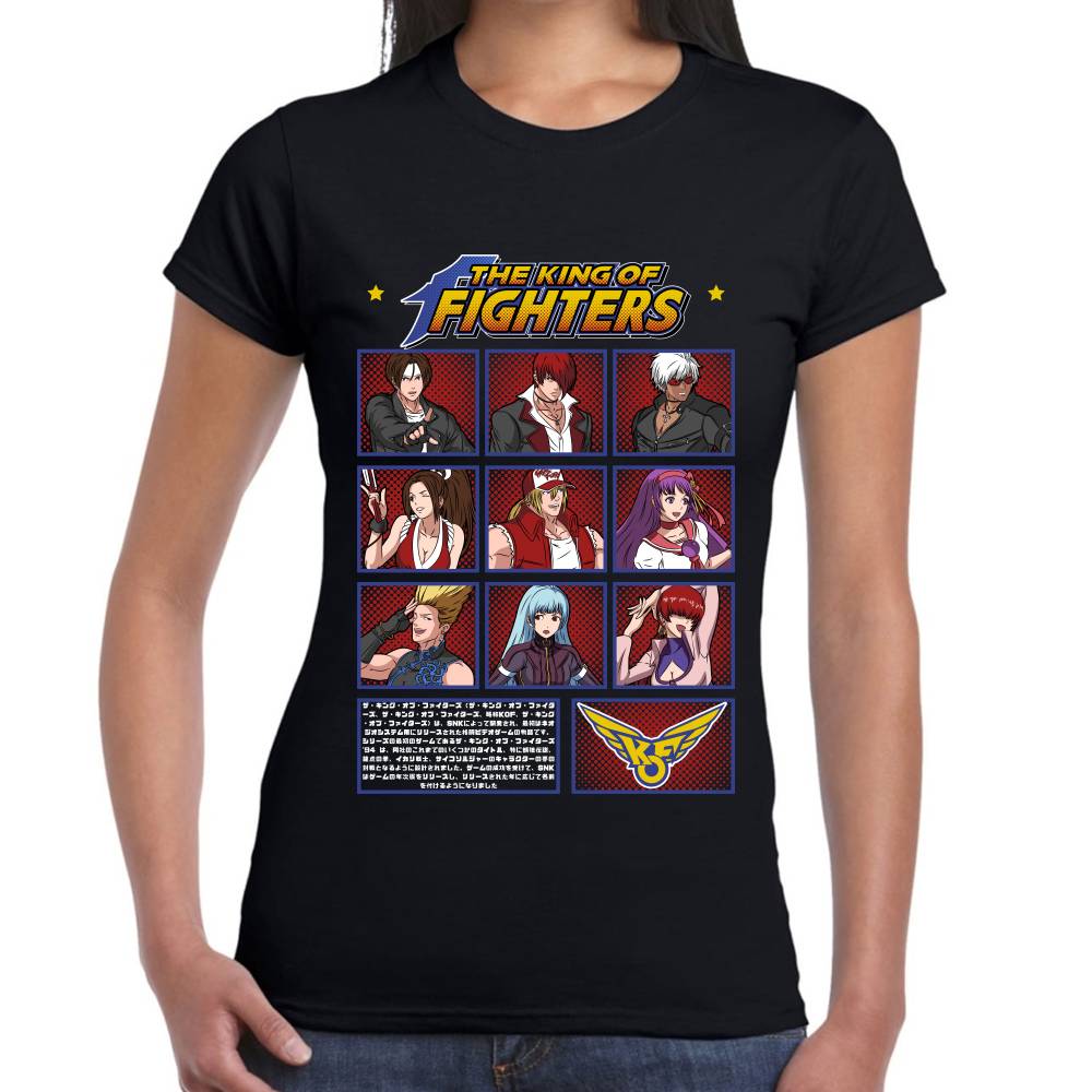Playera King of Fighters Select Your Champ Algodón Premium #0003283 Imagen secundaria del producto