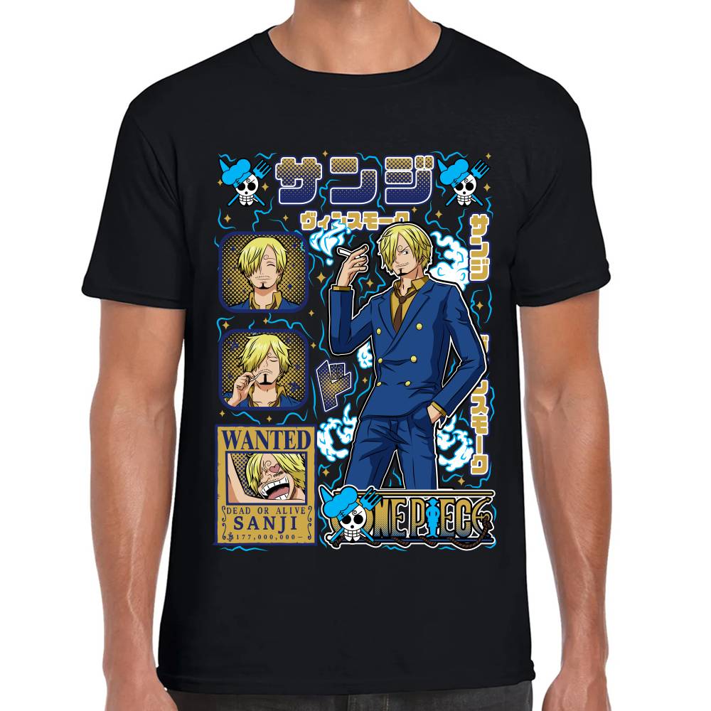 Playera Sanji Mood One Piece Algodón Premium #0003284