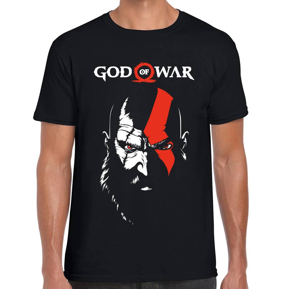 Playera Kratos Marca Roja God of War Algodón Premium #0003286 Imagen principal del producto