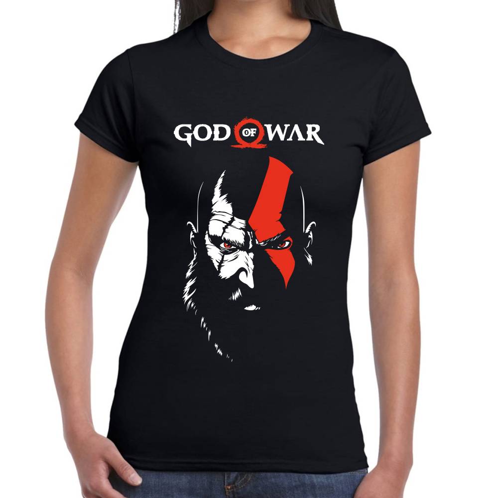 Playera Kratos Marca Roja God of War Algodón Premium #0003286 Imagen secundaria del producto