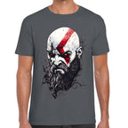 Playera Kratos Cara God of War Algodón Premium #0003289