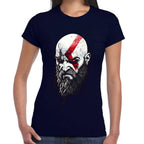 Playera Kratos Cara God of War Algodón Premium #0003289