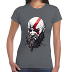 Playera Kratos Cara God of War Algodón Premium #0003289