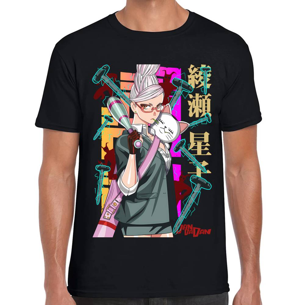 Playera Seiko Ayase & Turbo Abuela DanDaDan Algodón Premium #0003293 Imagen principal del producto