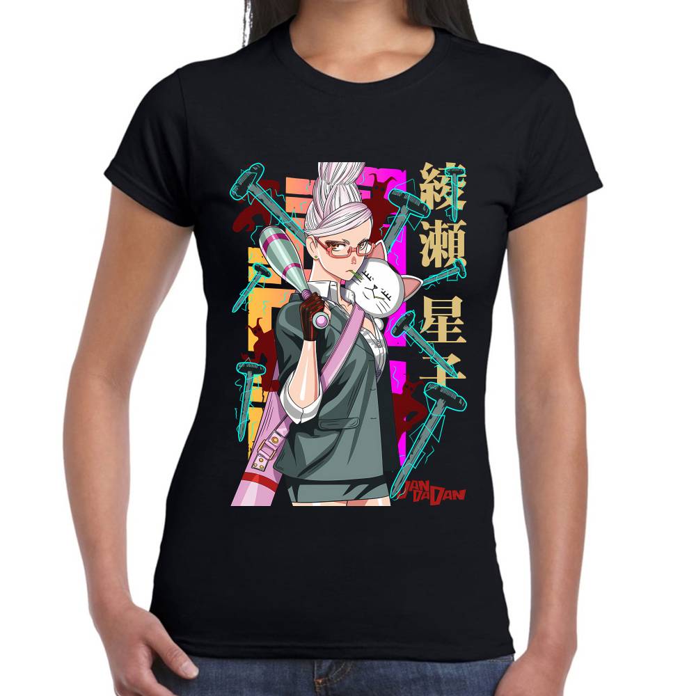 Playera Seiko Ayase & Turbo Abuela DanDaDan Algodón Premium #0003293 Imagen secundaria del producto