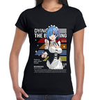 Playera Rem Reinicia el Dolor Re-Zero Algodón Premium #0003295