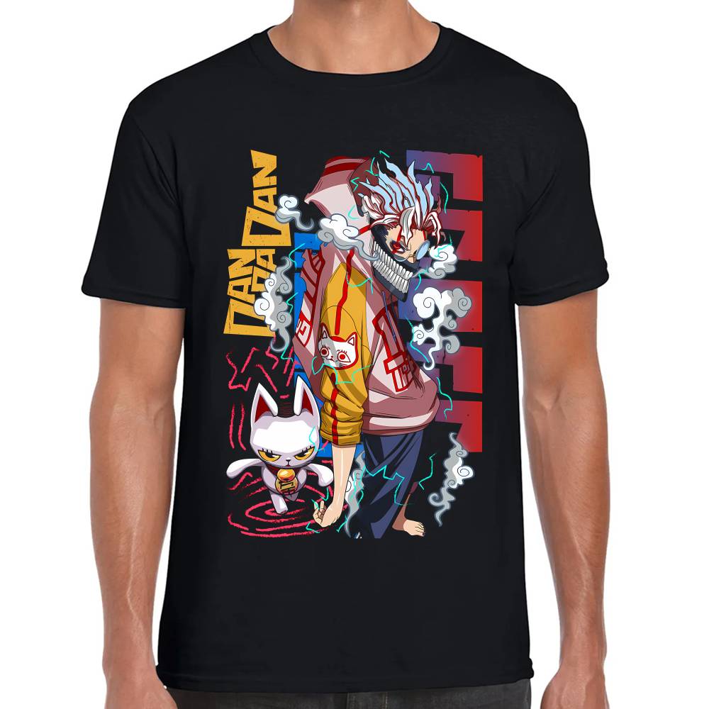 Playera Okarun & Turbo Abuela Humos DanDaDan Algodón Premium #0003296 Imagen principal del producto