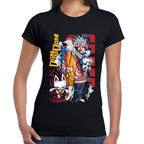 Playera Okarun & Turbo Abuela Humos DanDaDan Algodón Premium #0003296