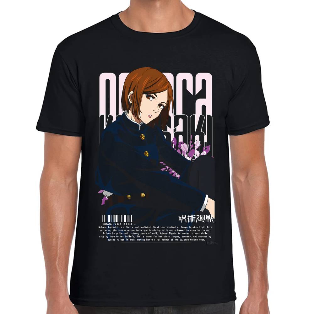 Playera Nobara Kugisaki Pose 3/4 Jujutsu Kaisen Algodón Premium #0003297