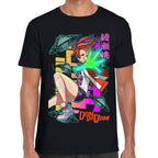 Playera Momo Ayase Green Power DanDaDan Algodón Premium #0003303