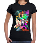 Playera Momo Ayase Green Power DanDaDan Algodón Premium #0003303