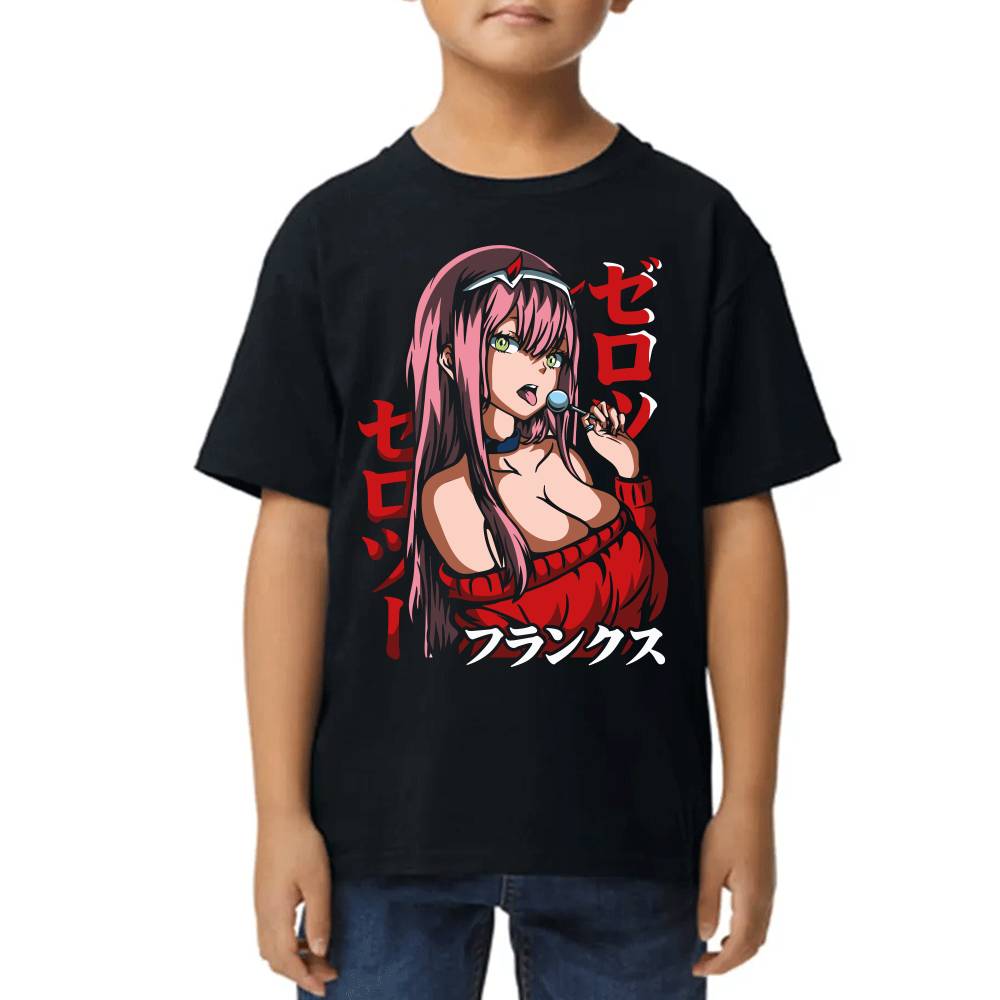 Playera de Niño Zero Two Lollipop Darling in the FranXX Algodón Premium #0003309