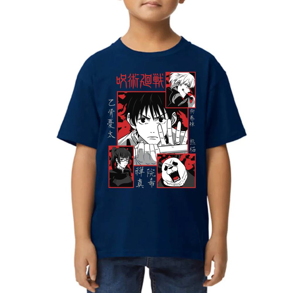 Playera de Niño Yuta Okkotsu & 2do Grado Jujutsu Kaisen Algodón Premium #0003310