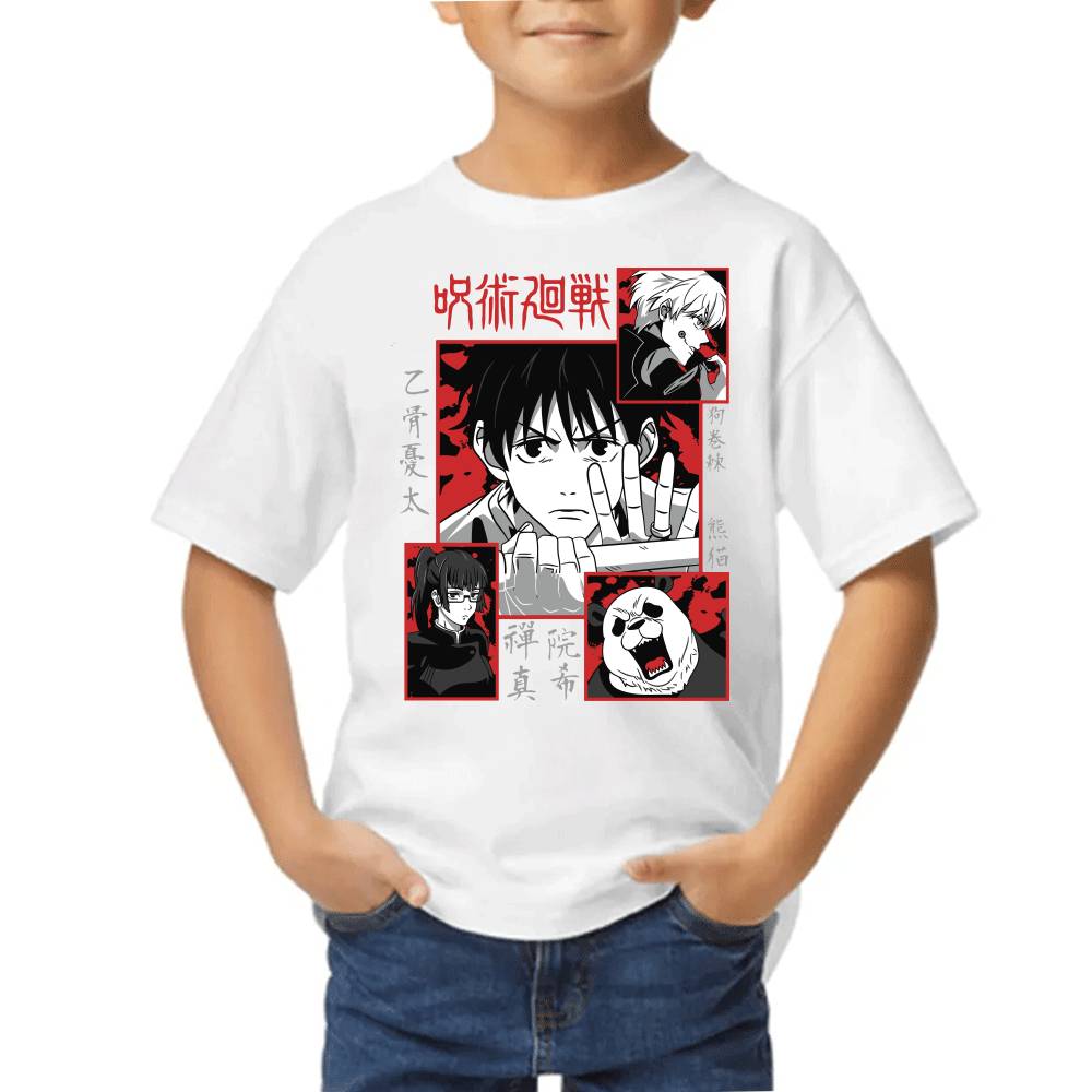 Playera de Niño Yuta Okkotsu & 2do Grado Jujutsu Kaisen Algodón Premium #0003310