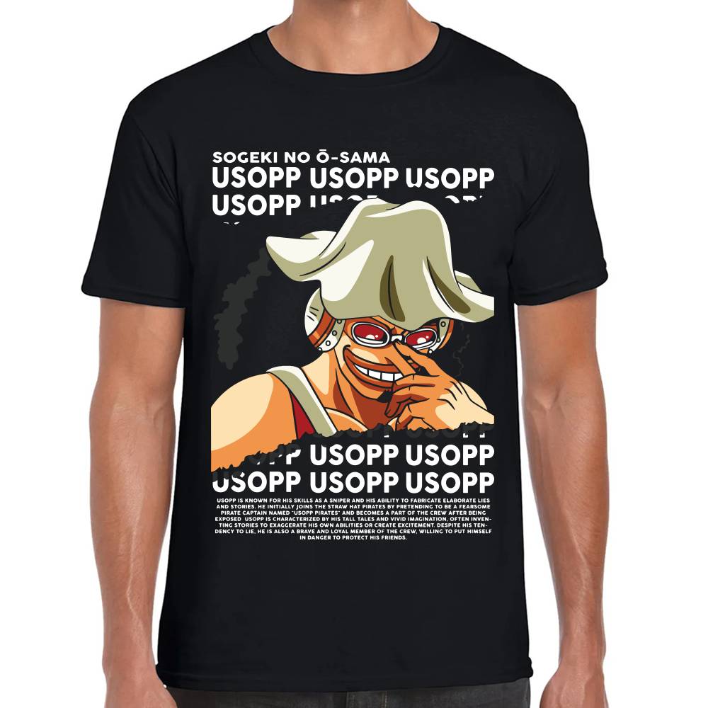 Playera Usopp I Know Better One Piece Algodón Premium #0003313 Imagen principal del producto